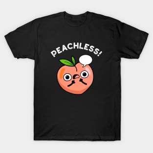 Peachless Cute Speechless Peach Pun T-Shirt